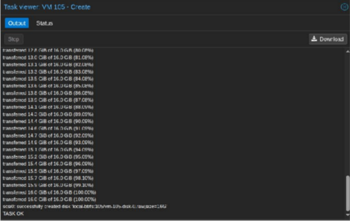 Task Viewer VM - Create