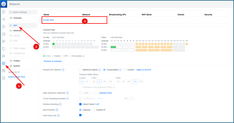 Ikuti langkah di atas untuk membuat Wifi baru