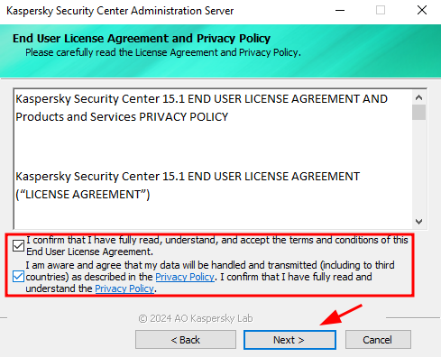 EU License Agreement & Privacy Policy